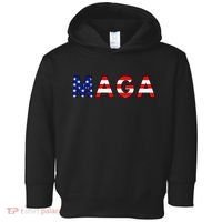 MAGA American Flag Toddler Hoodie thumb 0