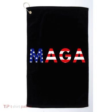 MAGA American Flag Golf Towel