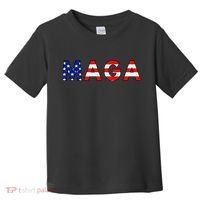 MAGA American Flag Toddler T-Shirt thumb 0