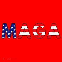MAGA American Flag Santa Hat thumb 1