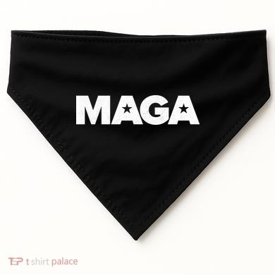 MAGA Distressed Logo Make America Great Again USA-Made Doggie Bandana