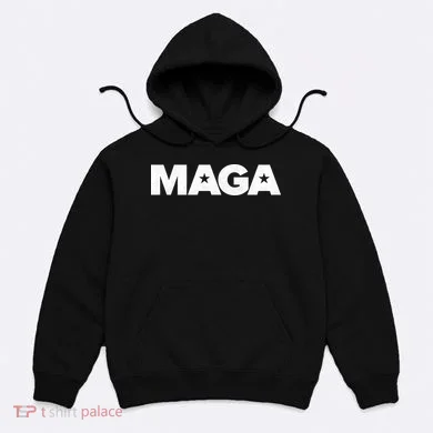 MAGA Distressed Logo Make America Great Again Hoodie