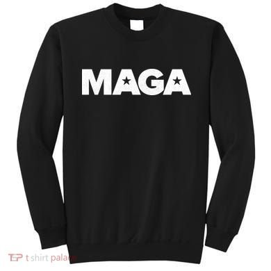 MAGA Distressed Logo Make America Great Again Sweatshirt