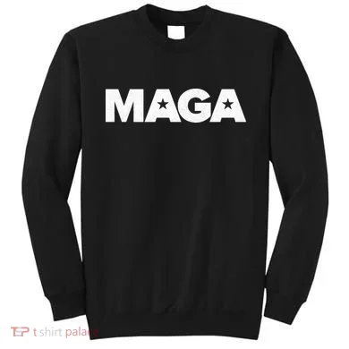 MAGA Distressed Logo Make America Great Again Sweatshirt