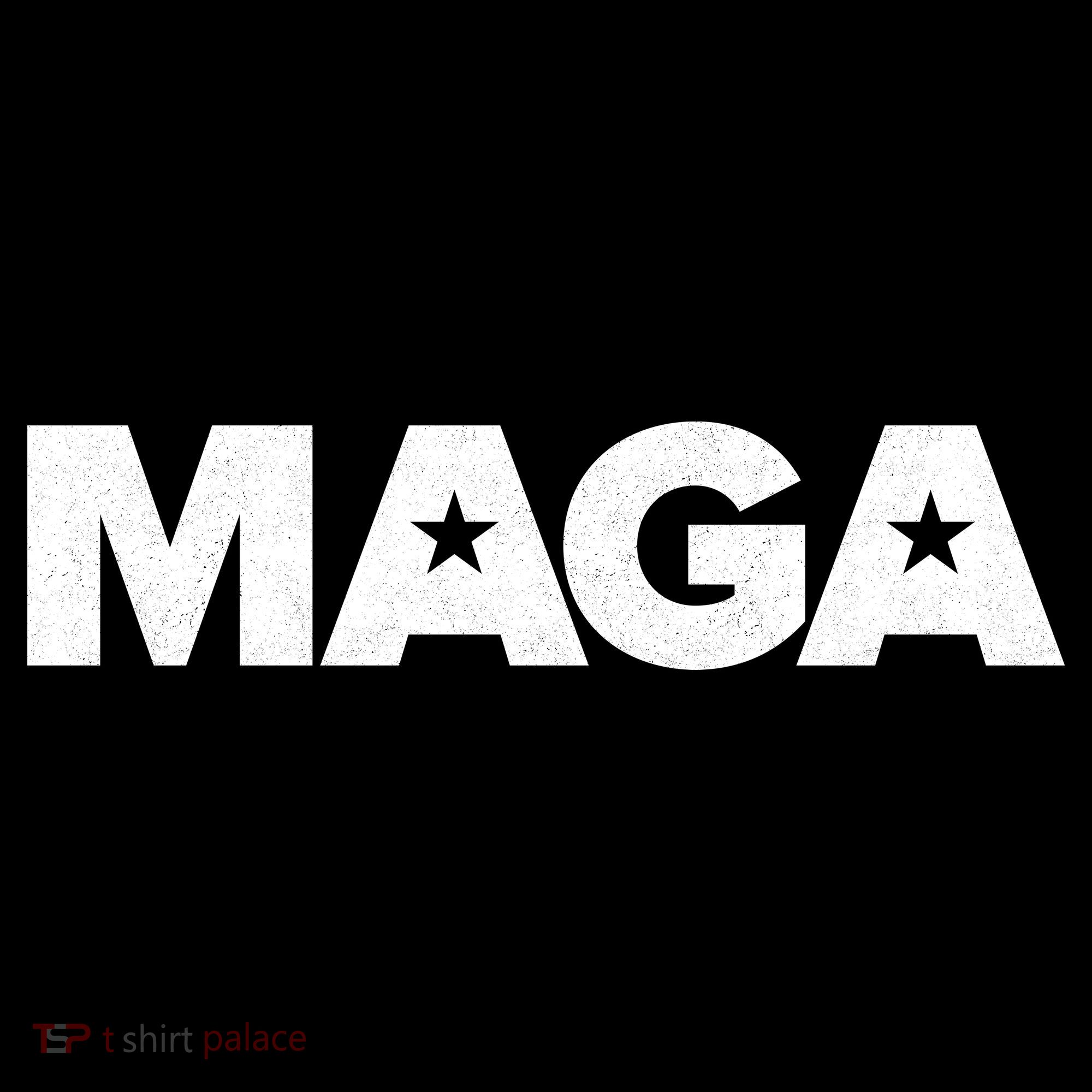 MAGA Distressed Logo Make America Great Again Baby Bodysuit