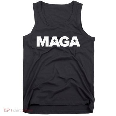 MAGA Distressed Logo Make America Great Again Tank Top