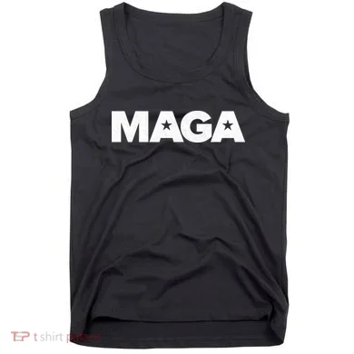 MAGA Distressed Logo Make America Great Again Tank Top