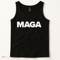 MAGA Distressed Logo Make America Great Again Tank Top thumb 2