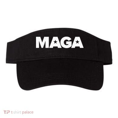 MAGA Distressed Logo Make America Great Again Visor