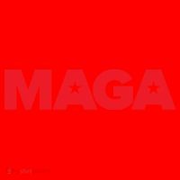 MAGA Distressed Logo Make America Great Again Santa Hat thumb 1