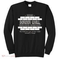 MAGA Donald Trump Border Wall Construction Sweatshirt thumb 0