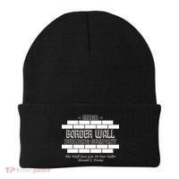 MAGA Donald Trump Border Wall Construction Beanie thumb 0