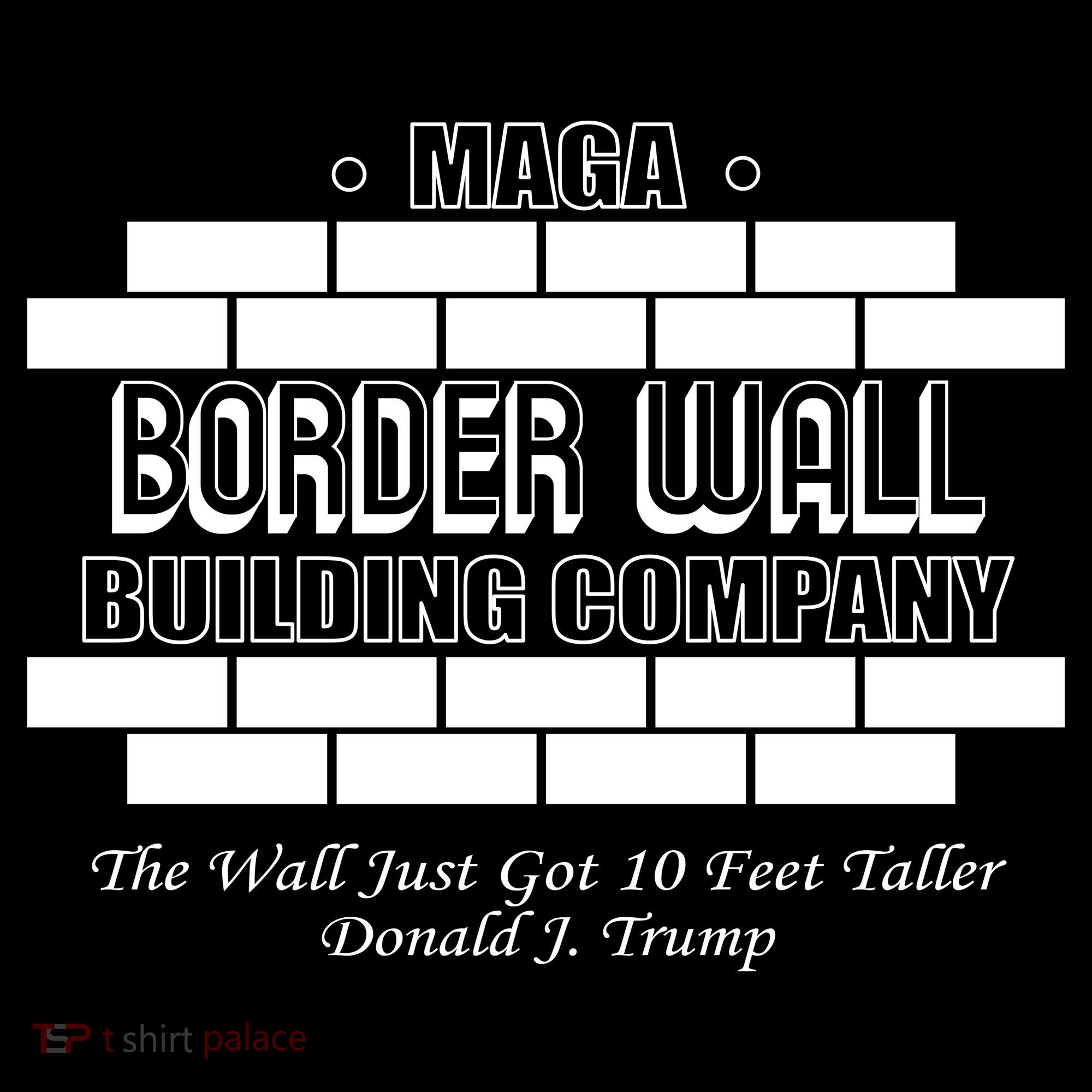 MAGA Donald Trump Border Wall Construction Coaster