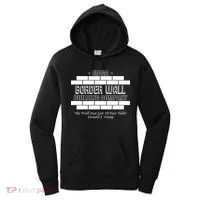 MAGA Donald Trump Border Wall Construction Women's Hoodie thumb 0
