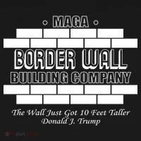 MAGA Donald Trump Border Wall Construction Women's Hoodie thumb 2