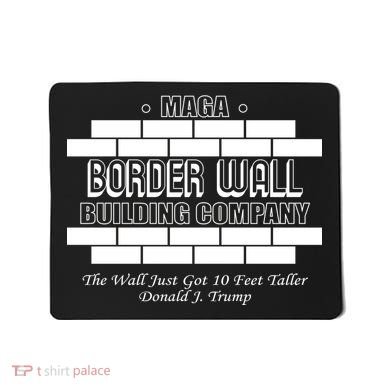 MAGA Donald Trump Border Wall Construction Mousepad