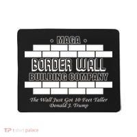 MAGA Donald Trump Border Wall Construction Mousepad thumb 0
