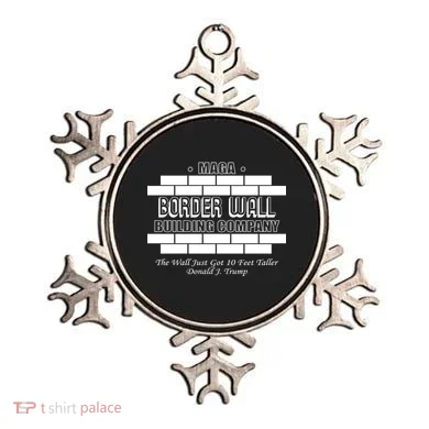 MAGA Donald Trump Border Wall Construction Ornament