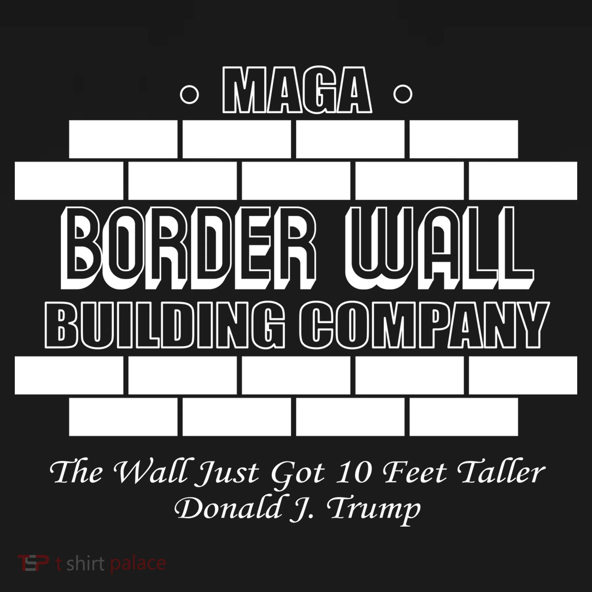 MAGA Donald Trump Border Wall Construction Toddler Hoodie