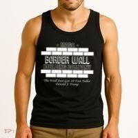 MAGA Donald Trump Border Wall Construction Tank Top thumb 3