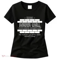 MAGA Donald Trump Border Wall Construction Women's T-Shirt thumb 0