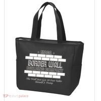 MAGA Donald Trump Border Wall Construction Tote Bag thumb 3