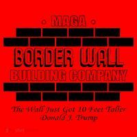 MAGA Donald Trump Border Wall Construction Santa Hat thumb 1
