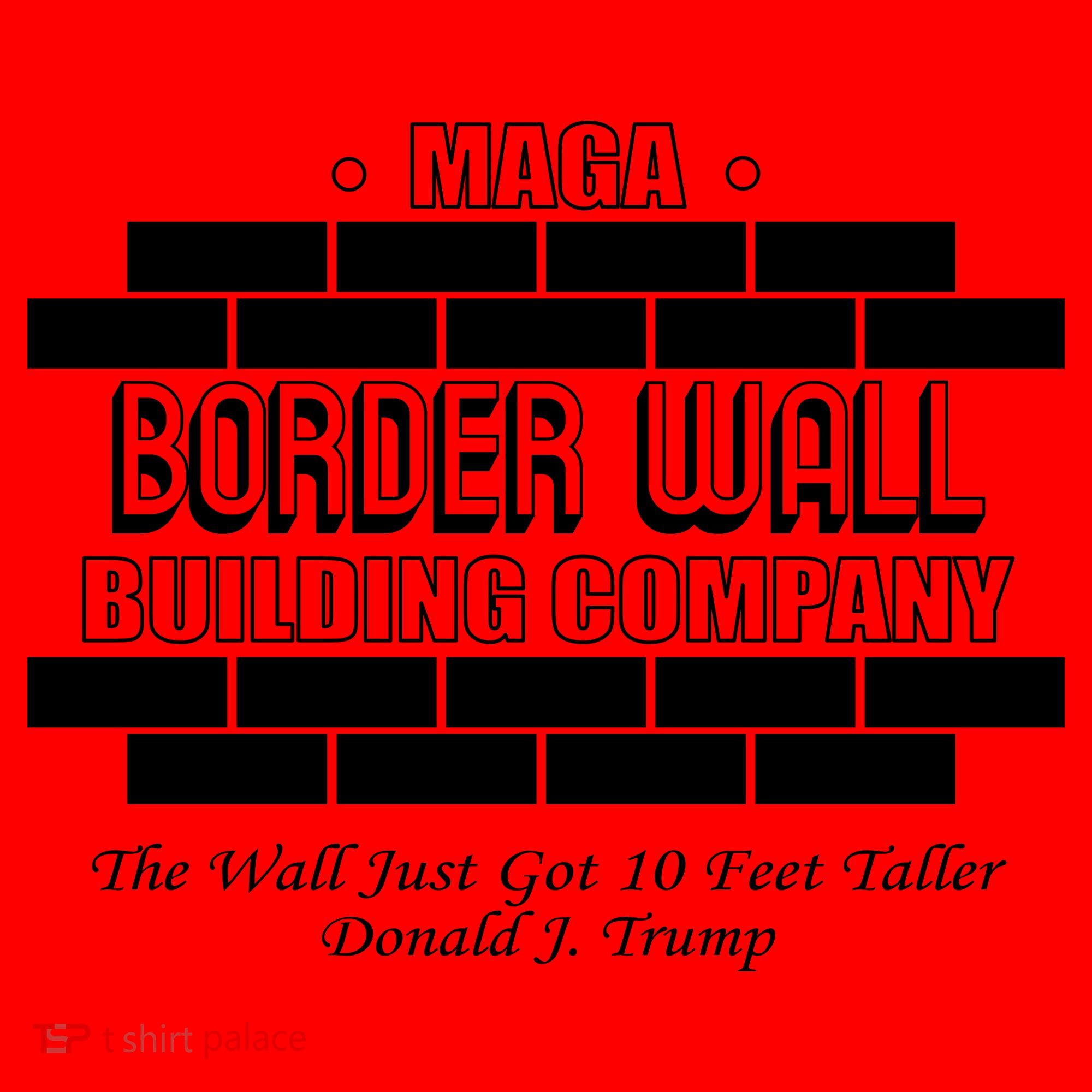 MAGA Donald Trump Border Wall Construction Santa Hat