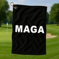 MAGA Make America Great Again President Donald Trump Golf Towel thumb 1