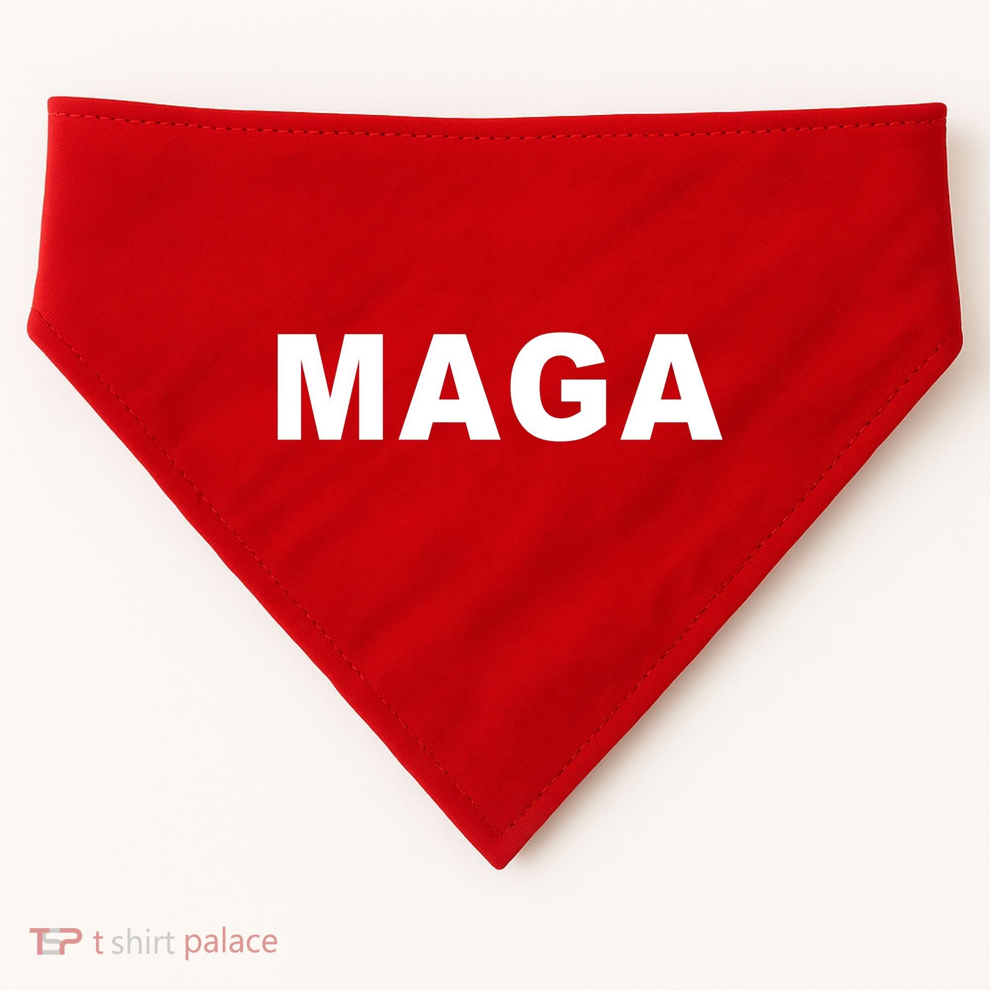 MAGA Make America Great Again President Donald Trump USA-Made Doggie Bandana
