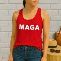 MAGA Make America Great Again President Donald Trump Women's Tank Top thumb 2