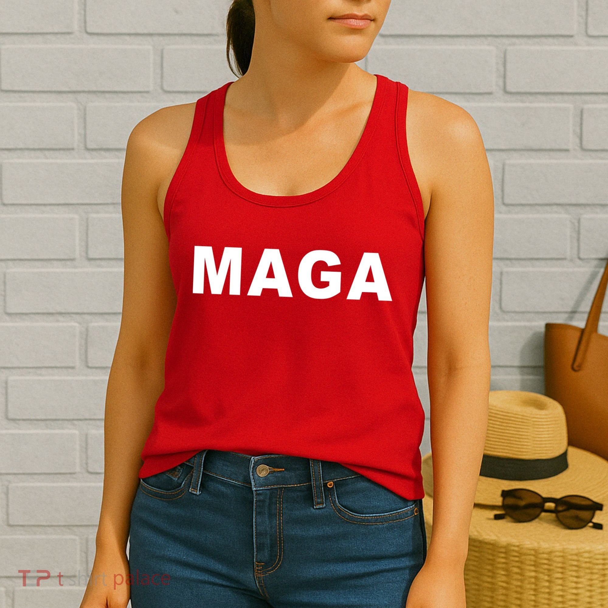 MAGA Make America Great Again President Donald Trump Women's Tank Top