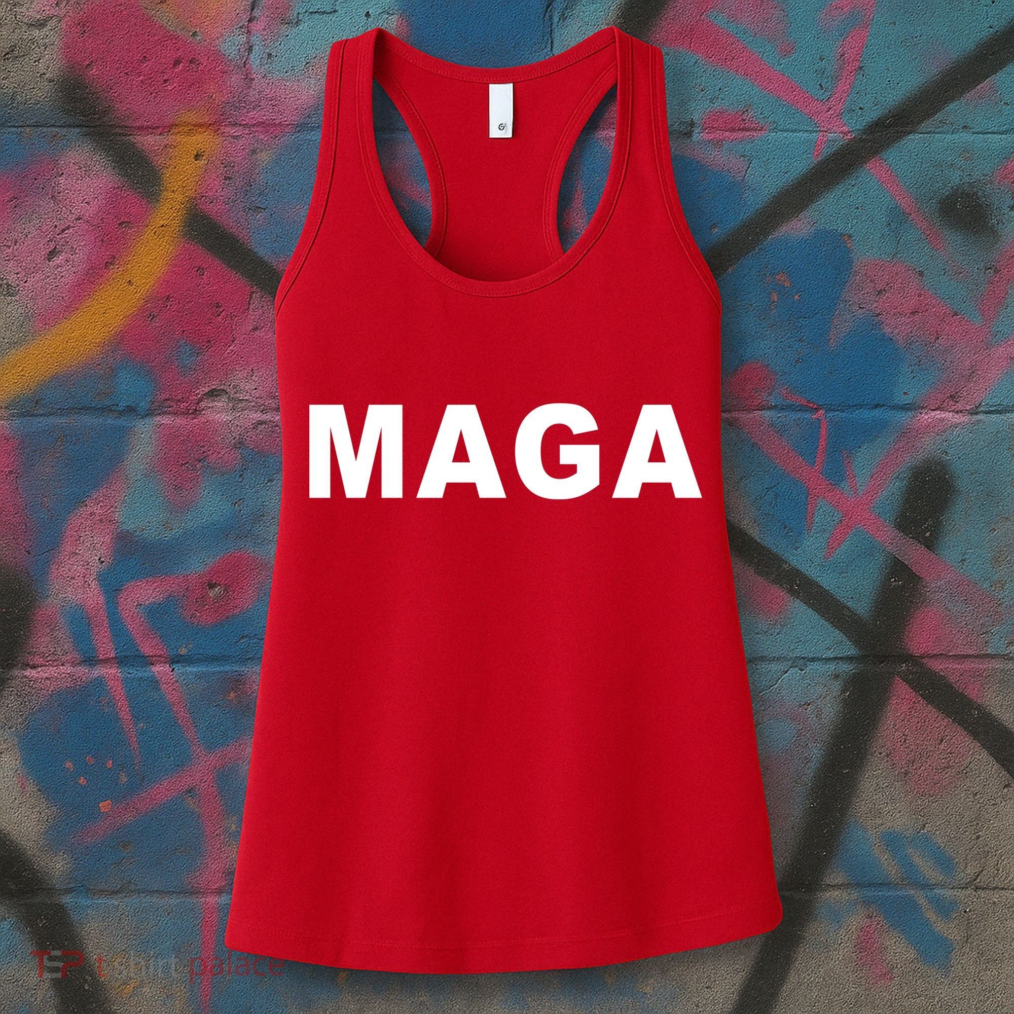 MAGA Make America Great Again President Donald Trump Women's Tank Top