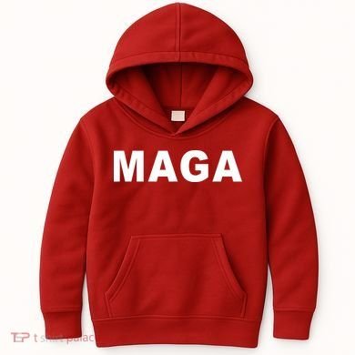 MAGA Make America Great Again President Donald Trump Kids Hoodie