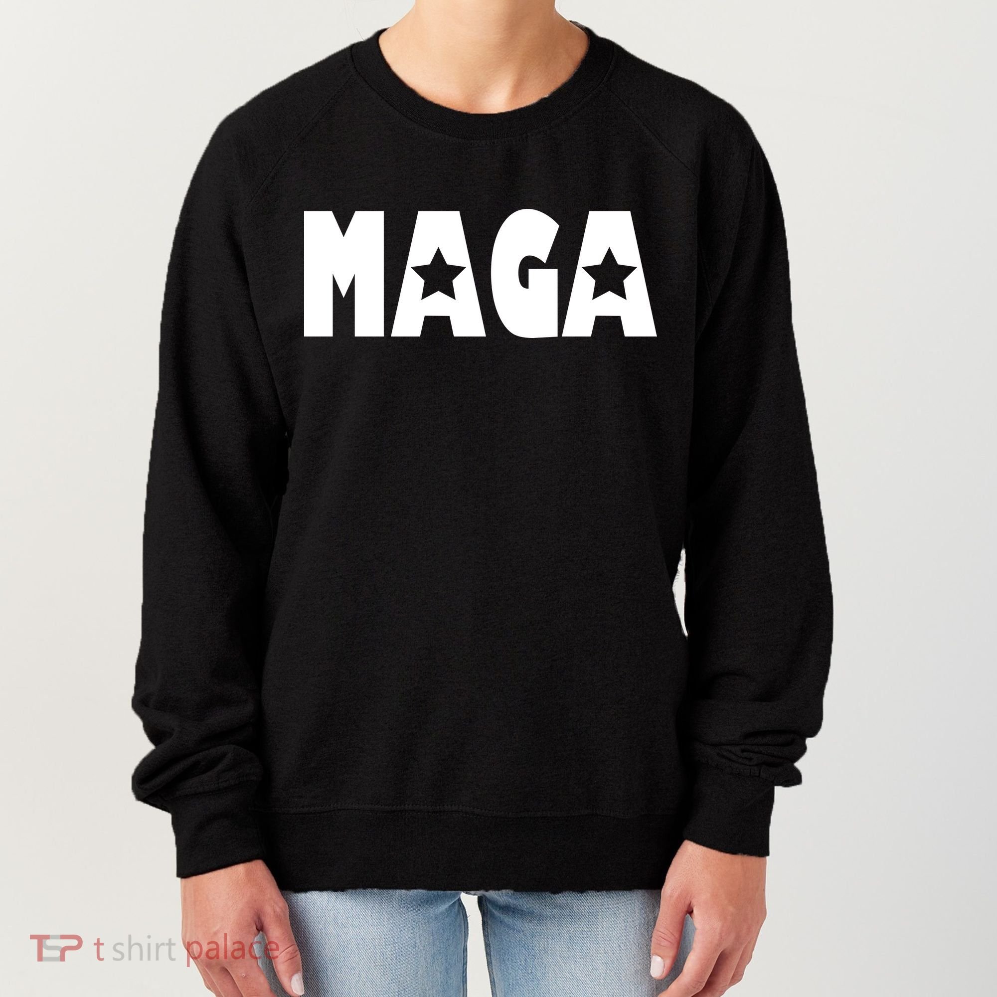 MAGA Star Logo Make America Great Again Women's Sweatshirt
