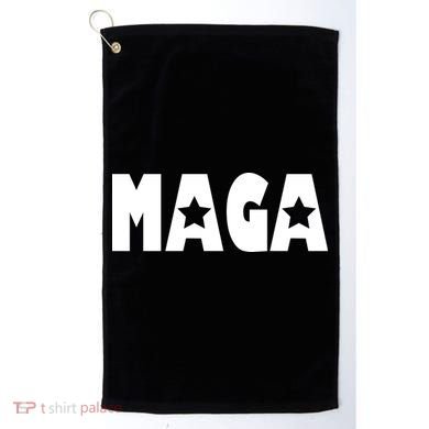 MAGA Star Logo Make America Great Again Golf Towel