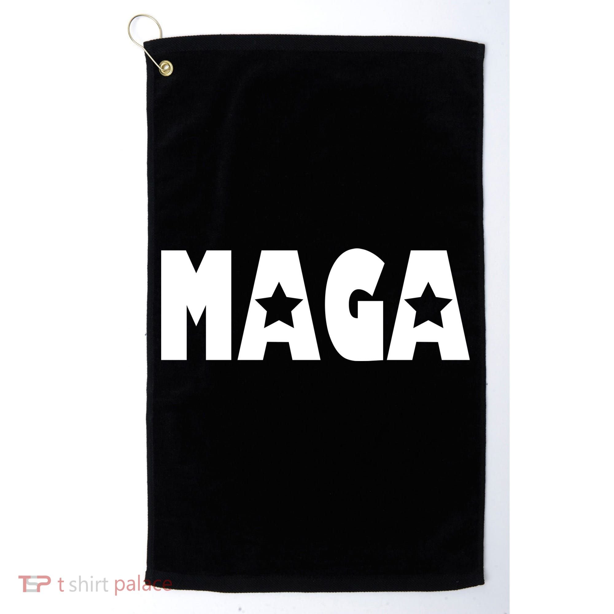 MAGA Star Logo Make America Great Again Golf Towel