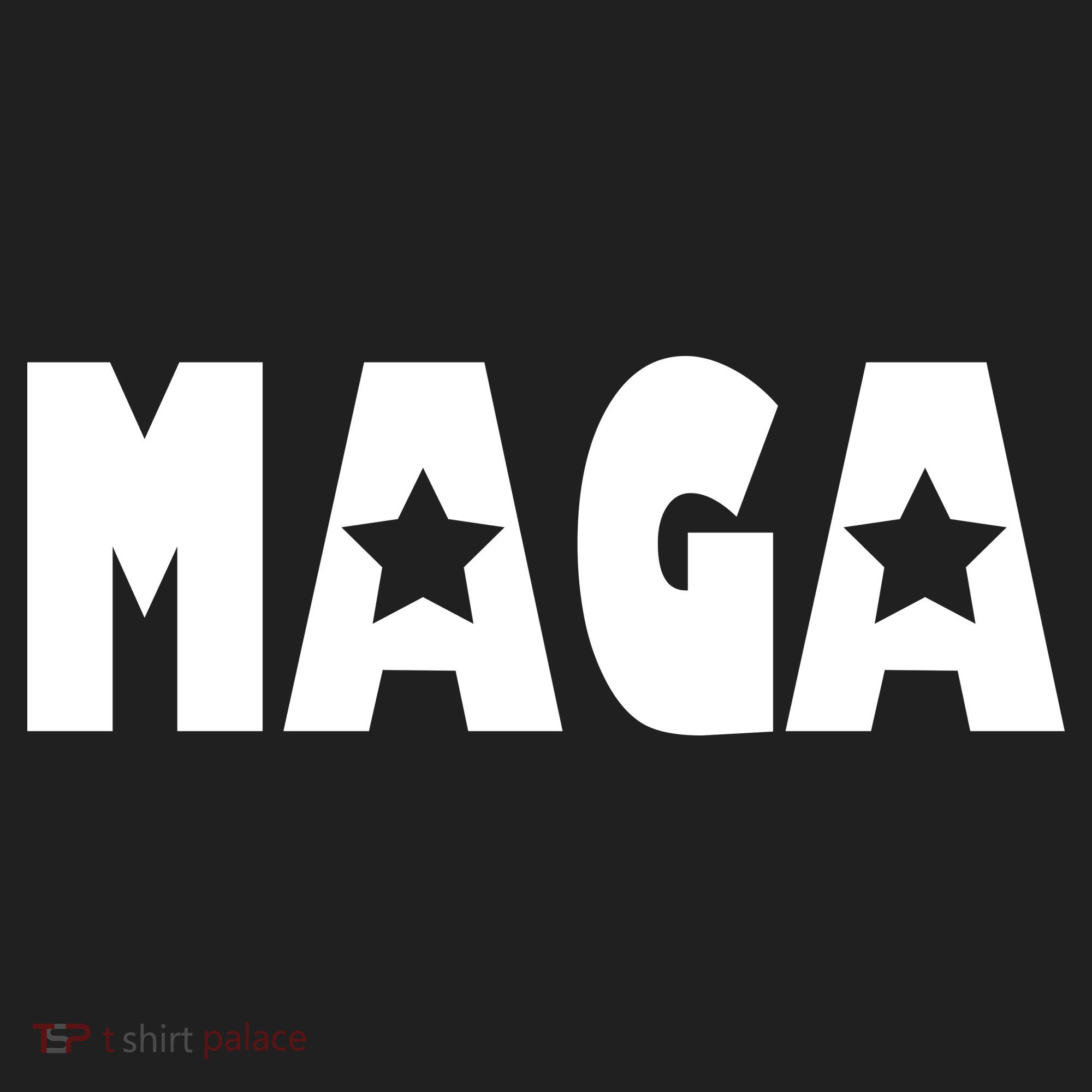 MAGA Star Logo Make America Great Again Golf Towel