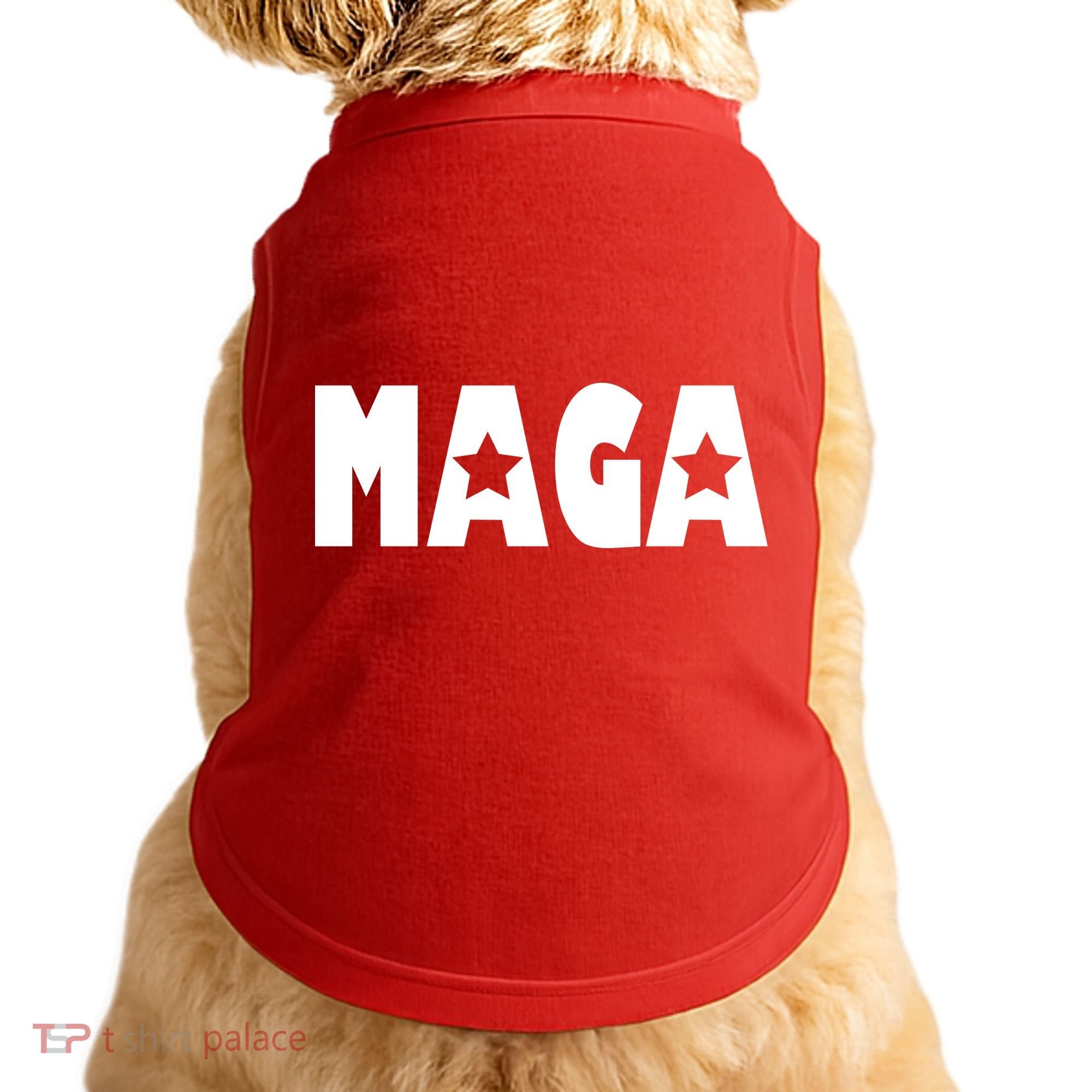 MAGA Star Logo Make America Great Again Doggie Tank