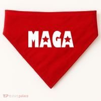 MAGA Star Logo Make America Great Again USA-Made Doggie Bandana thumb 0