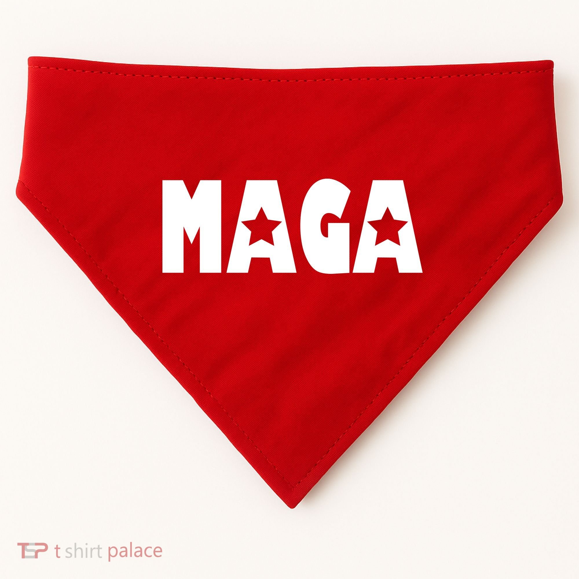MAGA Star Logo Make America Great Again USA-Made Doggie Bandana