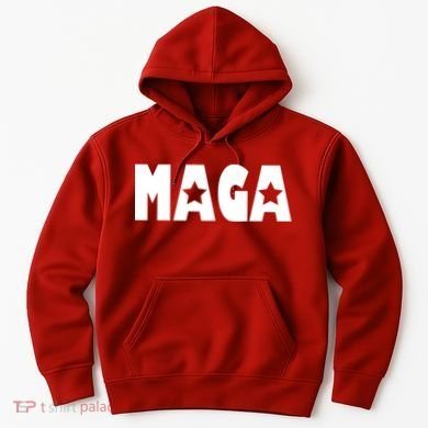 MAGA Star Logo Make America Great Again Hoodie