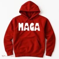 MAGA Star Logo Make America Great Again Hoodie thumb 0