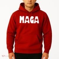 MAGA Star Logo Make America Great Again Hoodie thumb 2