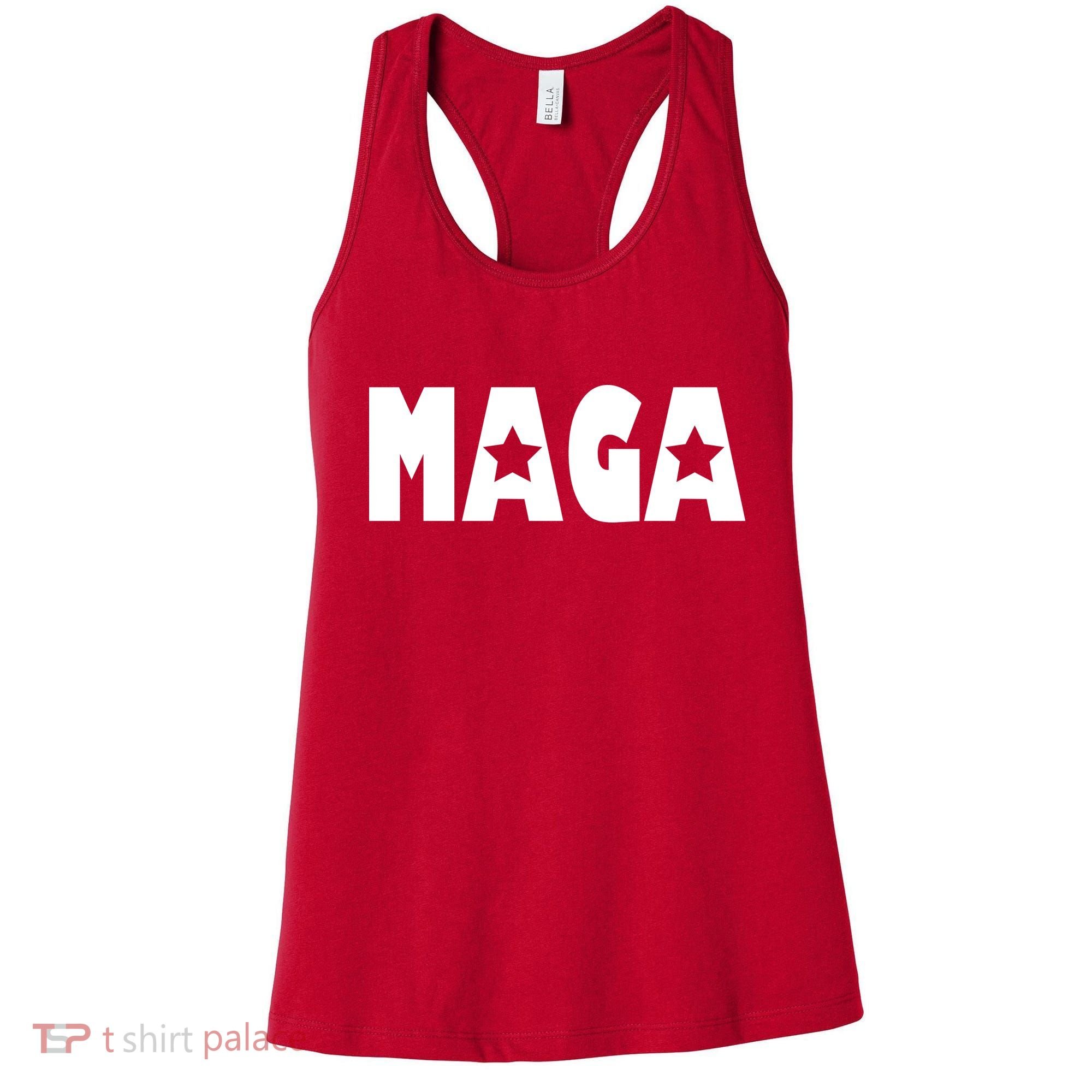 MAGA Star Logo Make America Great Again Women's Tank Top