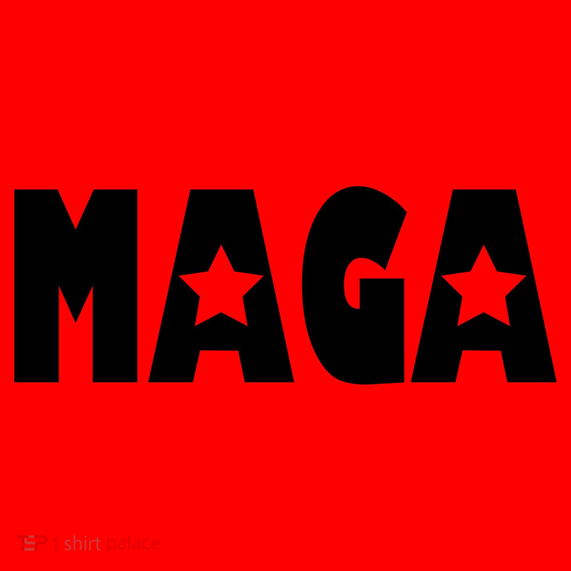 MAGA Star Logo Make America Great Again Santa Hat