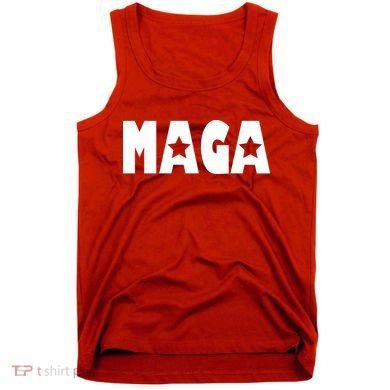 MAGA Star Logo Make America Great Again Tank Top