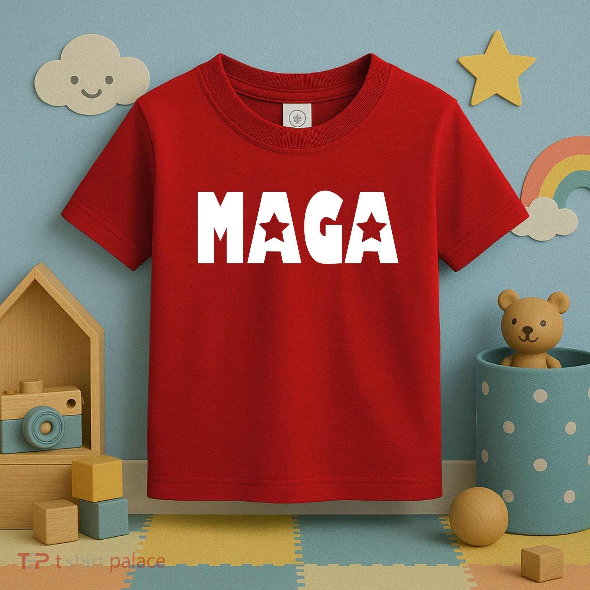 MAGA Star Logo Make America Great Again Toddler T-Shirt