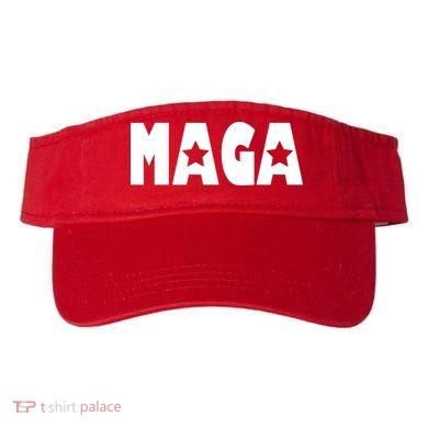 MAGA Star Logo Make America Great Again Visor
