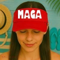 MAGA Star Logo Make America Great Again Visor thumb 2